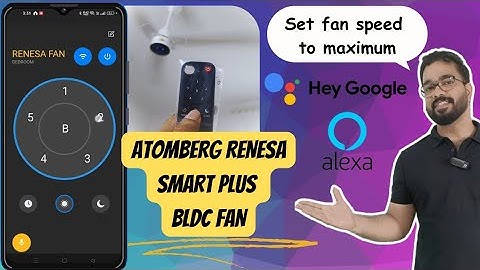 Atomberg Renesa Smart+ BLDC Fan | Unboxing | Installation | Mobile app configuration | Voice control