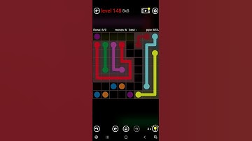 Flow Free 8x8 Level 148 #flowfree #level148 #8x8 #6x6 #7x7 #8x8 #mania #9x9 #10x10