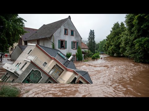 France flooding after heavy rain strikes Bayonne and Landes