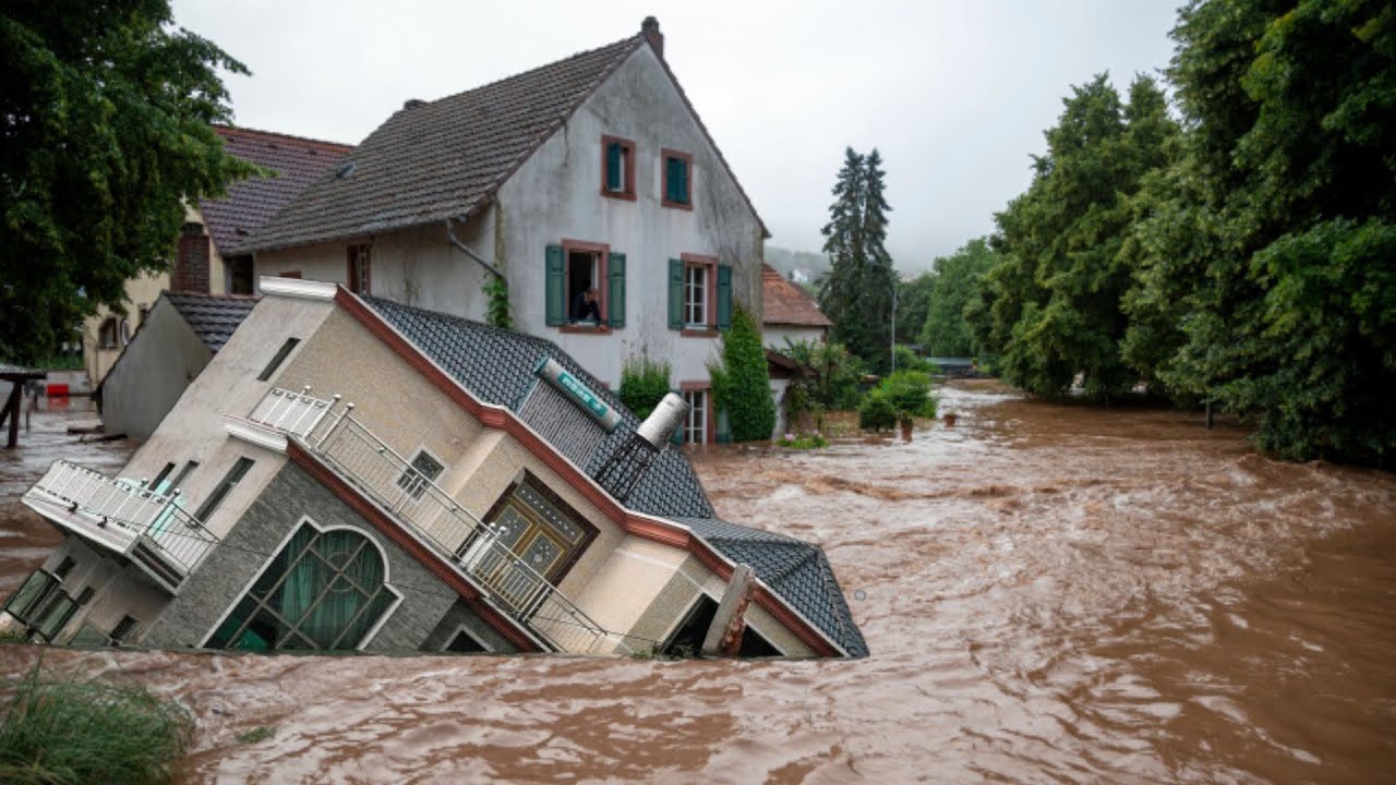 France flooding after heavy rain strikes Bayonne and Landes