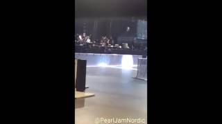 Pearl Jam soundcheck Amsterdam 2014