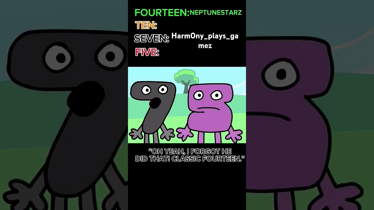 Oh yeah! I forgot he did that, classic fourteen.