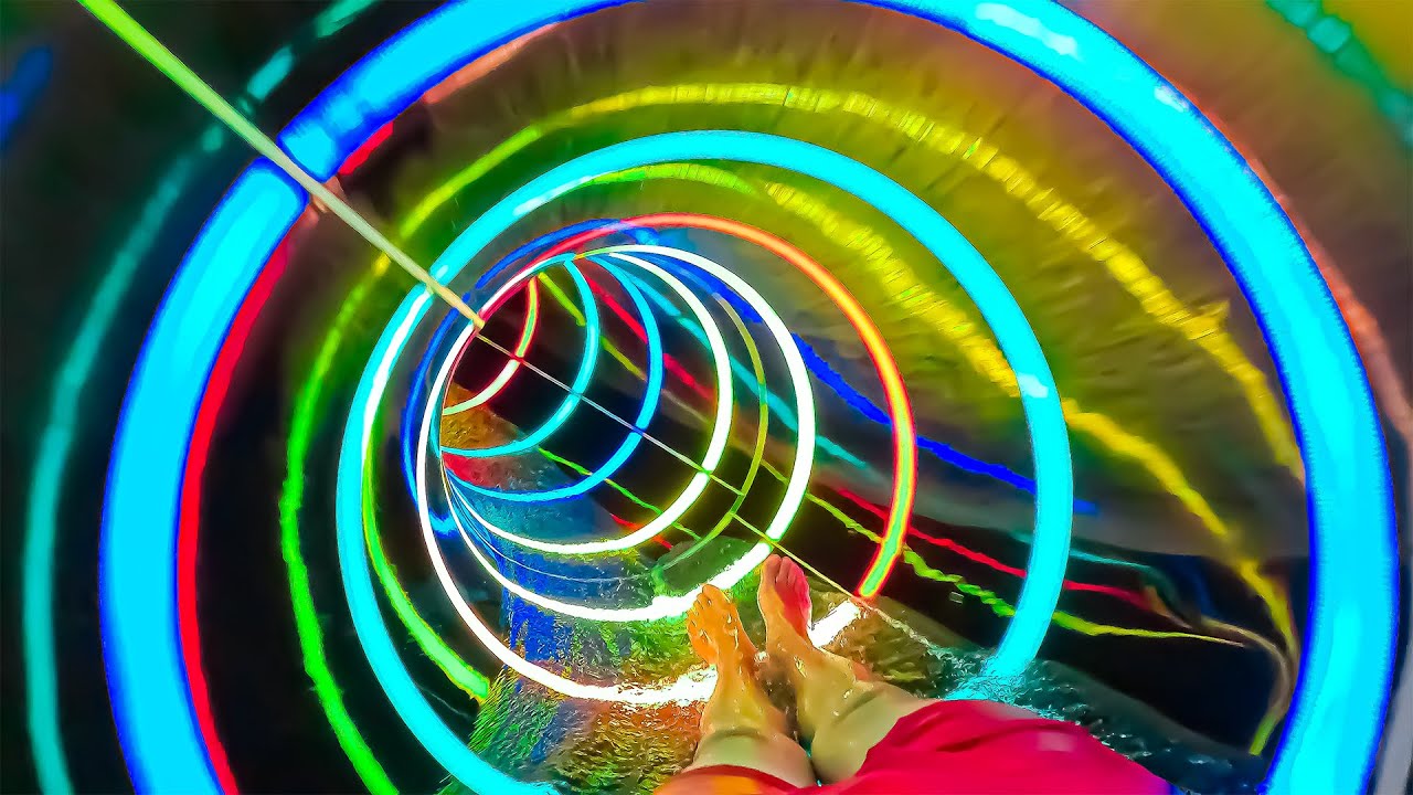 Scream-Worthy Fun: Riding the Twister Slide at Miramar Waterpark, Germany