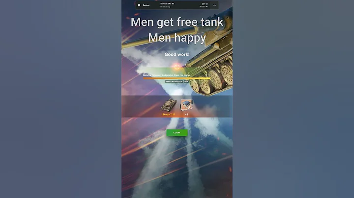 WOT Blitz Getting Free Tank Škoda T 27 #Shorts