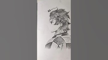 How to draw Tanjiro