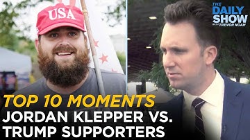 Jordan Klepper’s Top 10 Moments with Trump Supporters | The Daily Show
