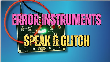 Circuit-Bent Noise Generator: Speak & Glitch Live Performance