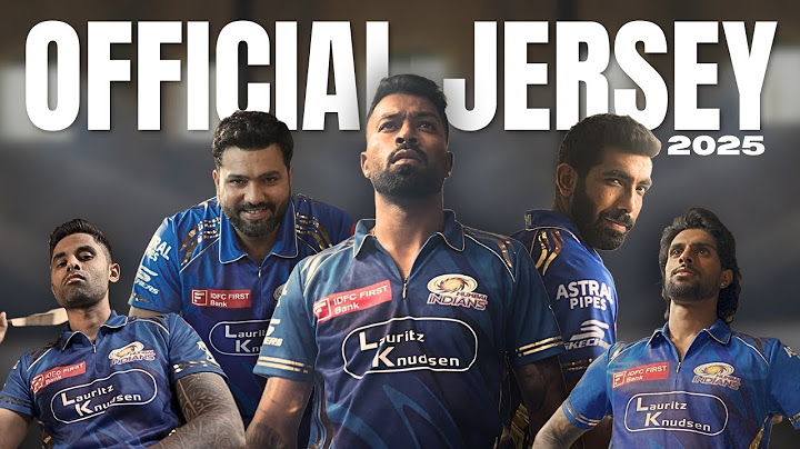 Skechers x Mumbai Indians | Official Jersey | IPL 2025