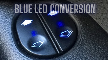 MK6 Fiesta Drivers Window Switch LED Colour Change