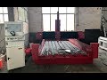 How to operate stone CNC router machine to cut marble?