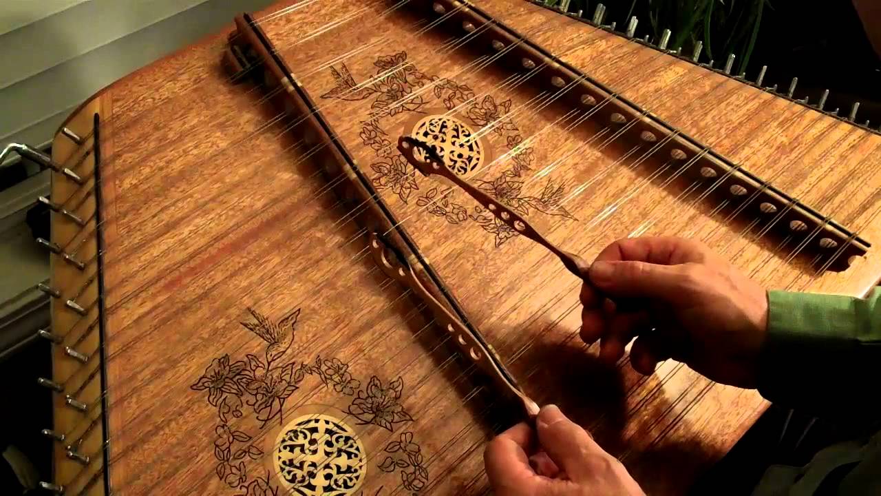 Silent Night with Hammered Dulcimer - YouTube