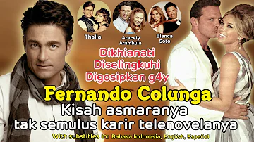 Kisah cinta Fernando Colunga tak semulus karir telenovelanya. Diselingkuhi hingga diterpa gosip g4y