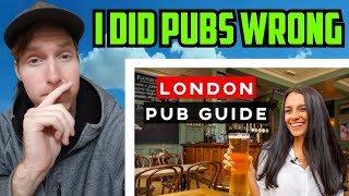 Californian Reacts | What to know before going to a London pub *American Guide*