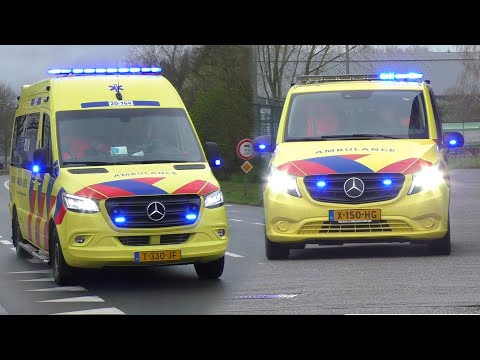 [Nieuwe] Rapid Responder en Ambulances van RAV Brabant Midden-West-Noord met spoed in Ulvenhout!