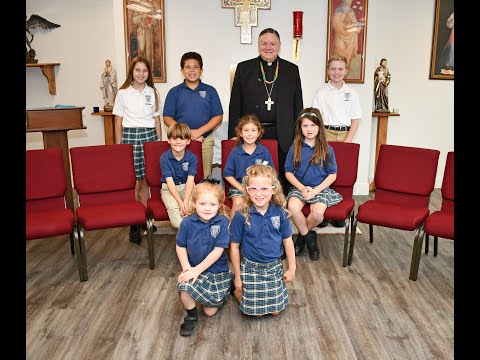 Holy Trinity Catholic Elementary School Students Interview Bishop Kihneman