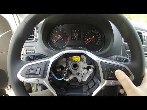 Новый руль на VW Polo sedan