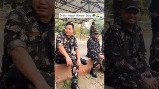 India- Nepal Border Duty 🪖🔥 | Every Soldier Is Ready For Fight 💯 | #shorts #indonepalborder #army