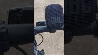 JBL Wind speaker on bike