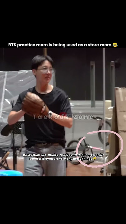 #BTS practice room is now a store room, Maybe for rearranging purpose🤔 #jhope#txt#taekookzone#kpop