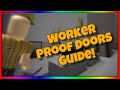 Worker Proof Doors In Roblox SCP 3008!