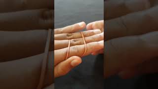 the boys rubber band magic trick
