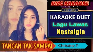 TANGAN TAK SAMPAI || Karaoke duet smule || vocal Anggie.P