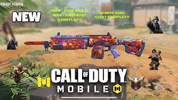 *NEW* FREE MAN-O-WAR - FIREFROST ON COD MOBILE DROP ZONE EVENT GAMEPLAY!!! - Milton37LiveGaming