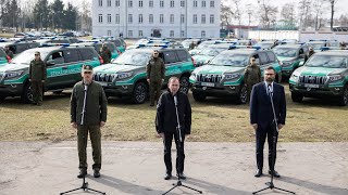 62 Nowe Samochody Terenowe Dla Straży Granicznej Uroczystość Z Udziałem Mariusza Kamińskiego