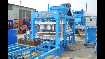 QT5-15 Concrete block machine for making 8inches 400x200x200mm hollow blocks