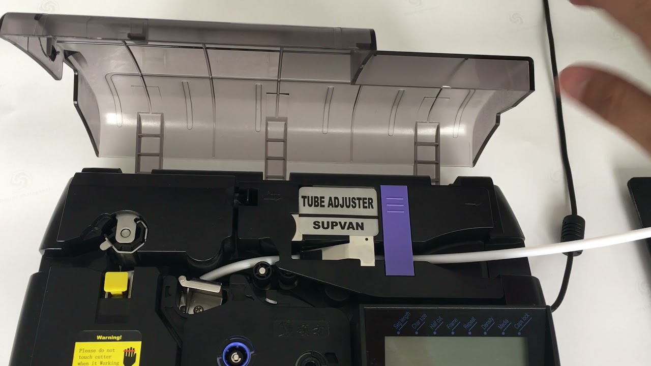 [Installation Guide] Diameter 2.5-6mm PVC tube printing by Supvan Tube printer TP70E/TP76E/TP80E.