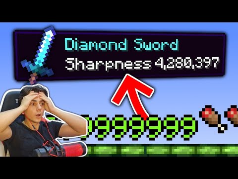 Minecraft, მაგრამ მოჯადოება არის OP...