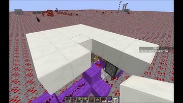 Redstone Tutorials: hidden Crafting Table