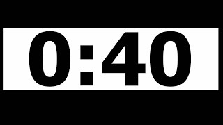 40 seconds Countdown Timer with Alarm