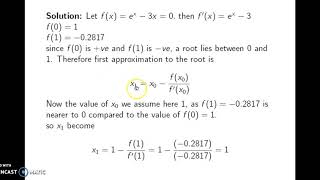 #NewtonRaphson Numerical Method: Newton Raphson Method Video-2