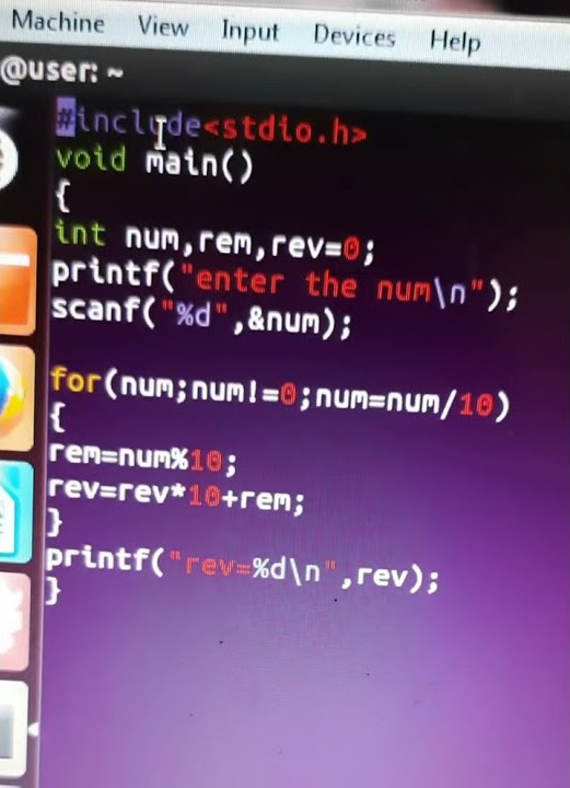 Reverse of a number in c || c programming to reverse number - YouTube