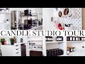 UPDATED CANDLE STUDIO TOUR (I'm Excited!!)