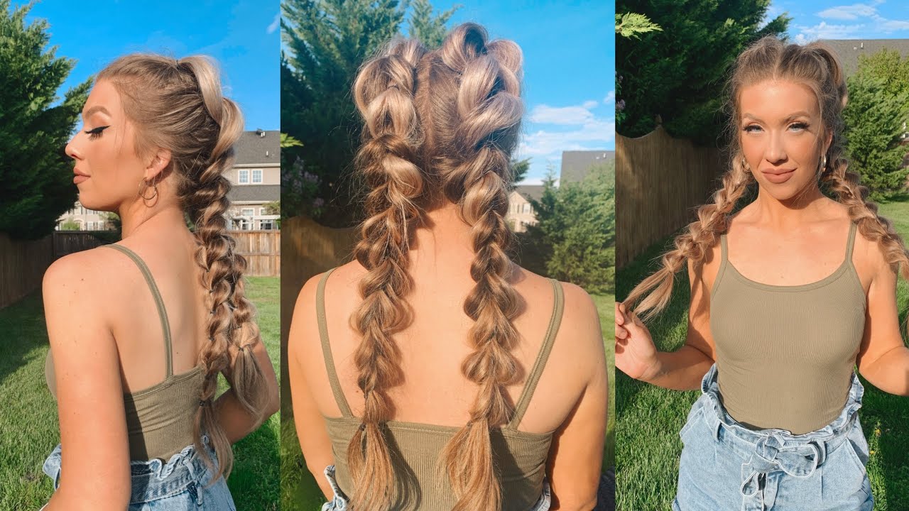 How to Do Bubble Braids - Bubble Braid Hairstyle Tutorial