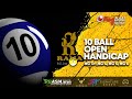 Mbendol Kudus ( 5+ ) vs Hendrik Pandawa ( 5+ ).  10 Ball Rama Handycap Tournament Yogyakarta.