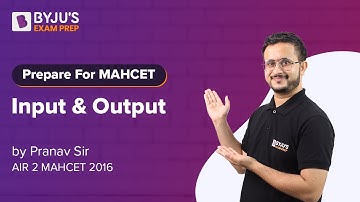 MAHCET MBA 2022 | Input Output reasoning | Ace CET MBA Preparation | BYJU