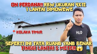 Seperti ini tata ruang yg baik dan benar pada rbw 4x12 1 lantai.😀👍 Lokasi mowewe kab,kolaka timur