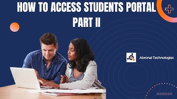 Tutorial on How to Access Students Portal for Beginners Part II