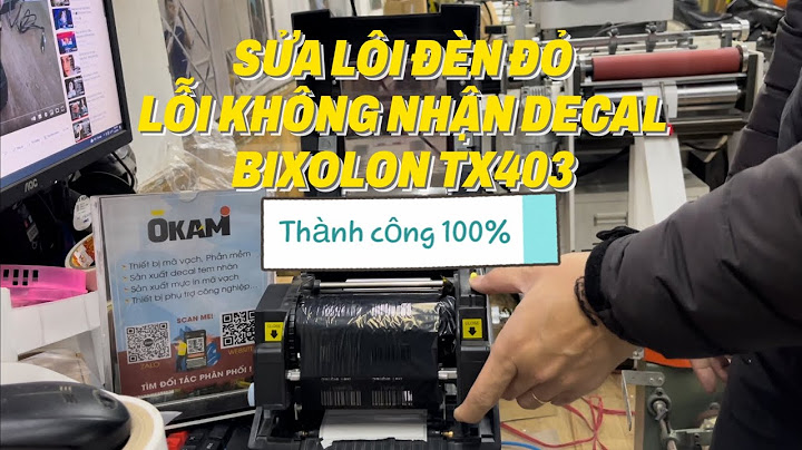 Lỗi mực in không đều trên máy bixilon năm 2024