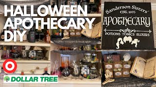 SPOOKY Apothecary Cabinet Halloween 2021 DIY (Dollar Tree) Hacks
