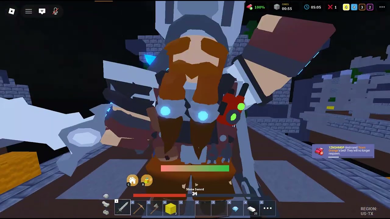 Ez beds in robloxbedars(1 min )