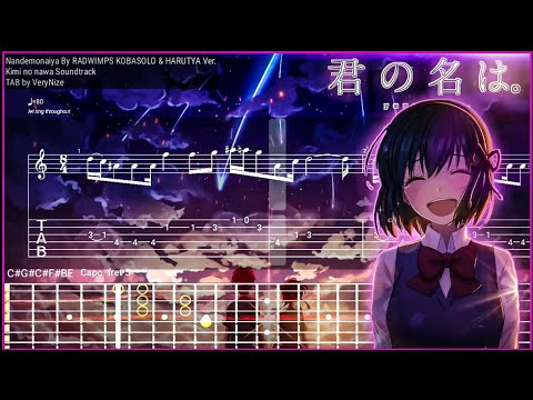 [TAB/TUTORIAL] Nandemonaiya - kimi no na wa - TAB