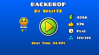 BACKDROP by Split72 100% Complete (Hard) - Geometry Dash 2.2