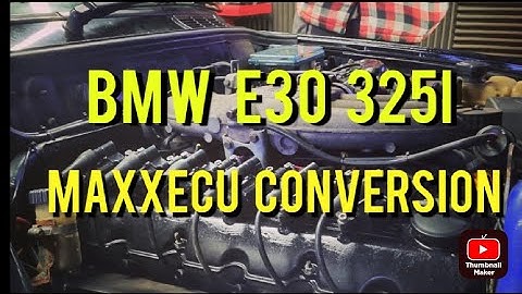 BMW E30 M20, MaxxECU Street Conversion, Sequential Injection, Ignition and coil on plug.