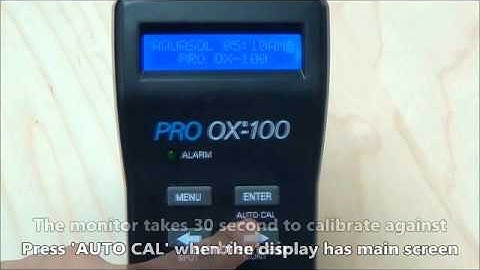 Pro OX Calibration
