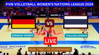 Thailand Vs Germany LIVE Score UPDATE Today FIVB Volleyball Women's Nations League Match Jun 16 2024