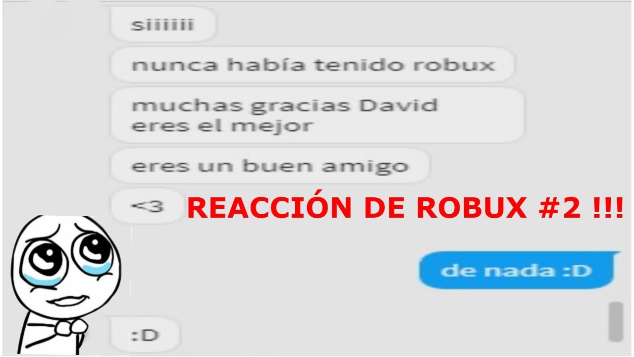 Reacción De Tus Primeros Robux 2 Roblox - 